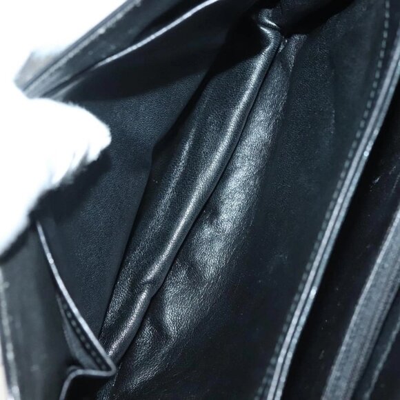 GUCCI Hand Bag Leather Black Gold 000 056 0004 Auth ep10863 - Picture 11 of 16